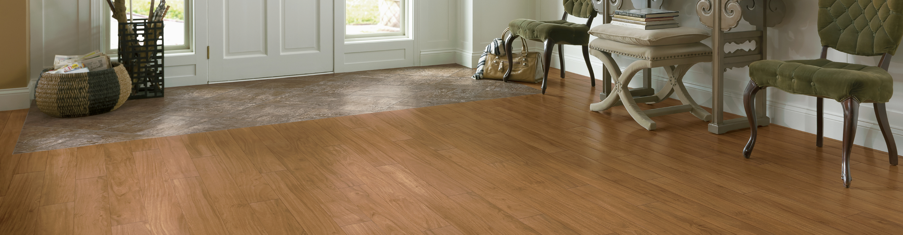 oak colored luxury vinyl floors